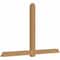 Ekena Millwork Eugene Smooth Timber Gable Bracket, Western Red Cedar, 108"W x 68"H x 5 1/2"D x 5 1/2"F, 15/12 Pitch GBW108X68X0606EUG00SWR - alternate 3